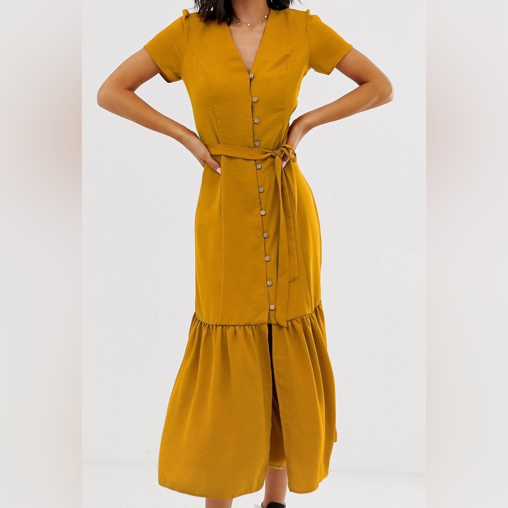 NEW LOOK woman’s midi short sleeve dress size4